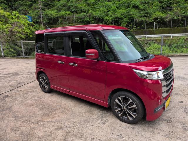 スペーシアカスタムＺ ターボ　ＥＴＣ　バックカメラ　両側スライド・片側電動　ＴＶ　オートクルーズコントロール　オートライト　ＨＩＤ　スマートキー　アイドリングストップ　ベンチシート　ＣＶＴ　盗難防止システム　ＡＢＳ　アルミホイール（13枚目）