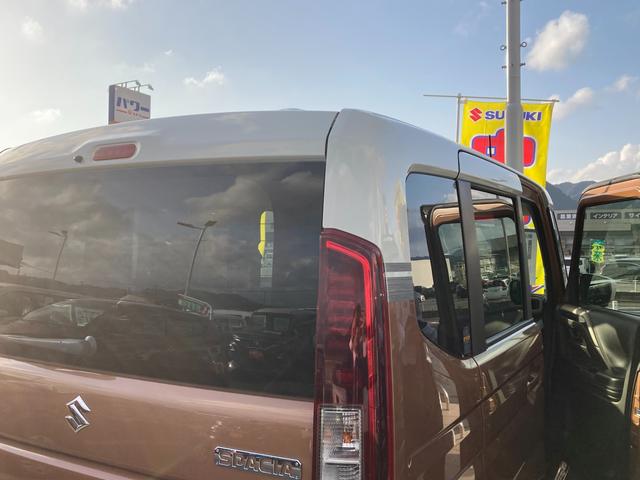 スペーシア ＨＹＢＲＩＤ　Ｘ　全方位カメラ　ナビ　両側電動スライドドア　オートライト　Ｂｌｕｅｔｏｏｔｈ　スライドドア　純正ナビ　プッシュスタート　シートヒーター　オートエアコン　スズキセーフティーサポート　衝突被害軽減システム　アイドリングストップ　横滑り防止機能（48枚目）