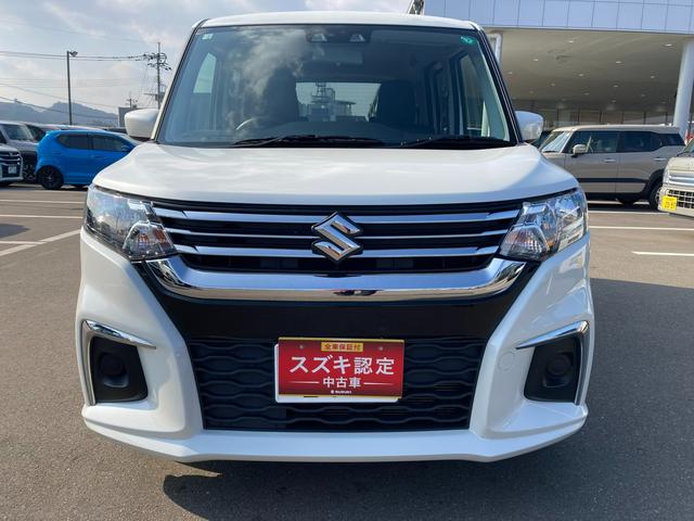 ソリオ Ｇ　２型　スライドドア　キーレスプッシュスタート　オートライト　スライドドア　プッシュスタート　オートエアコン　衝突被害軽減システム　横滑り防止機能　衝突安全ボディ　盗難防止システム（4枚目）