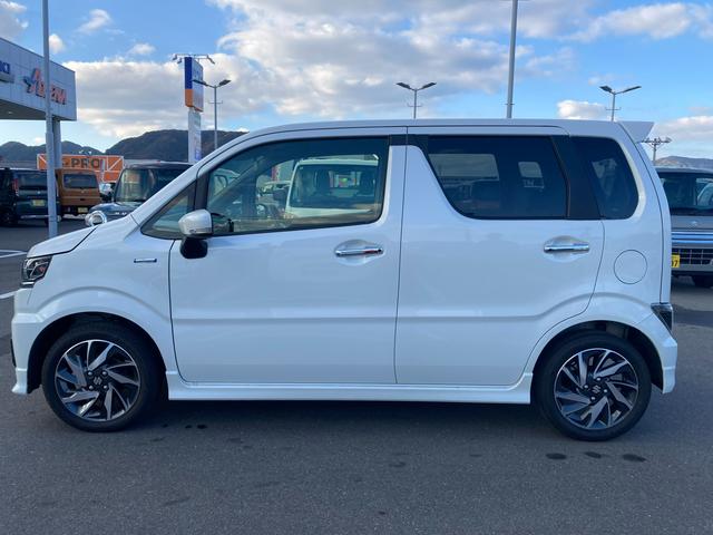 ワゴンＲカスタムＺ カスタムＺ　ＨＹＢＲＩＤ　ＺＸ　４型　ＡＣＣ　オートエアコン　オートライト　プッシュスタート　シートヒーター　オートエアコン　衝突被害軽減システム　アイドリングストップ　横滑り防止機能　衝突安全ボディ　盗難防止システム　アダクティブクルーズコントロール（11枚目）