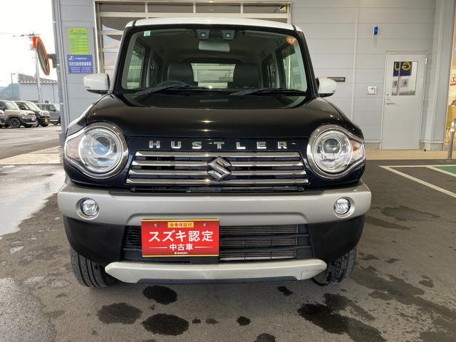ハスラー J STYLE II MR41S 2型 CD 2トーンカラー オートライト プッシュスタート シートヒーター オートエアコン 衝突被害軽減システム アイドリングストップ 横滑り防止機能 衝突安全ボディ 盗難防止システム CDプレイヤー HIDヘッドライト(4枚目)