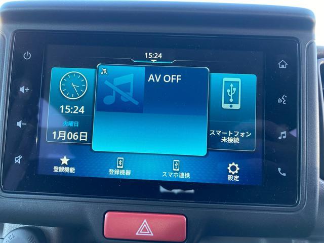 エブリイ ＪＯＩＮ　６型　ディスプレイオーデオ　バックカメラ　４ＷＤ　バックカメラ　オートライト　Ｂｌｕｅｔｏｏｔｈ　スライドドア　プッシュスタート　シートヒーター　衝突被害軽減システム　横滑り防止機能　衝突安全ボディ　ディスプレイオーデオ　４ＷＤ　アイドリングストップ（2枚目）