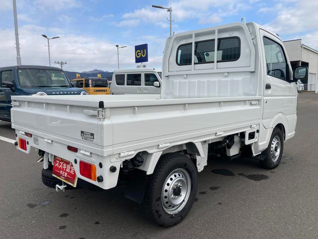 キャリイトラック ＫＣエアコン・パワステ　７型　パートタイム４ＷＤ　ラジオ　オートライト　キーレスエントリー　４ＷＤ　衝突被害軽減システム　横滑り防止機能　衝突安全ボディ　ラジオ　マニュアルエアコン　ＬＥＤルームランプ（8枚目）