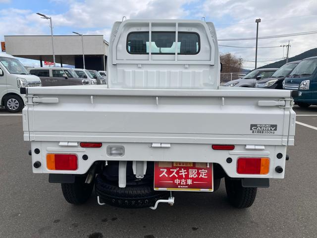 キャリイトラック ＫＣエアコン・パワステ　７型　パートタイム４ＷＤ　ラジオ　オートライト　キーレスエントリー　４ＷＤ　衝突被害軽減システム　横滑り防止機能　衝突安全ボディ　ラジオ　マニュアルエアコン　ＬＥＤルームランプ（9枚目）