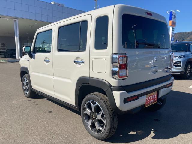 ハスラー ＨＹＢＲＩＤ　Ｘターボ　３型　クルコン　ＬＥＤヘッドライト　オートライト　プッシュスタート　シートヒーター　オートエアコン　衝突被害軽減システム　アイドリングストップ　横滑り防止機能　衝突安全ボディ　盗難防止システムアダクティブクルーズコントロール（9枚目）