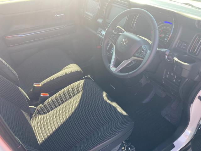 ハスラー ＨＹＢＲＩＤ　Ｘターボ　３型　クルコン　ＬＥＤヘッドライト　オートライト　プッシュスタート　シートヒーター　オートエアコン　衝突被害軽減システム　アイドリングストップ　横滑り防止機能　衝突安全ボディ　盗難防止システムアダクティブクルーズコントロール（50枚目）