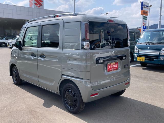 スペーシアベース ＸＦ　２型　右側電動スライド　マルチボード　衝突被害軽減Ｂ　オートライト　スライドドア　プッシュスタート　シートヒーター　オートエアコン　衝突被害軽減システム　アイドリングストップ　横滑り防止機能　衝突安全ボディ　盗難防止システム　マルチボード（9枚目）