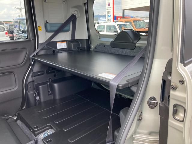 スペーシアベース ＸＦ　２型　右側電動スライド　マルチボード　衝突被害軽減Ｂ　オートライト　スライドドア　プッシュスタート　シートヒーター　オートエアコン　衝突被害軽減システム　アイドリングストップ　横滑り防止機能　衝突安全ボディ　盗難防止システム　マルチボード（62枚目）