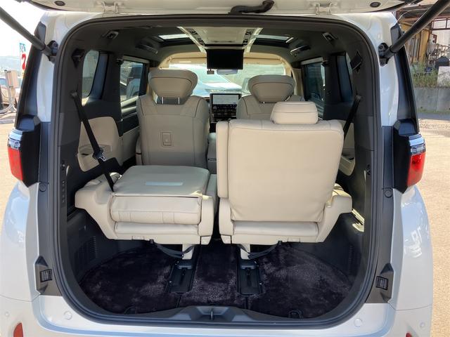 アルファードハイブリッド エグゼクティブラウンジ モデリスタエアロパーツセット 21インチアルミホイールworkブルネン パーフェクトダンパー車高調 本革シート ドライブレコーダー 後席モニター デジタルインナーミラー LEDヘッドライト(49枚目)