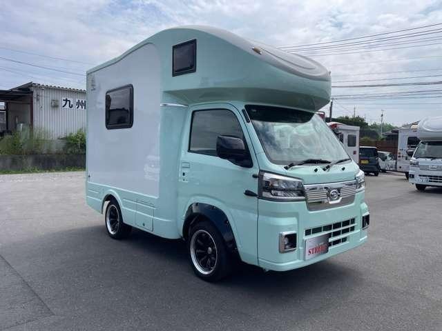 ハイゼットトラック エクストラ JPSTAR HAPPY1+ 4WD リチウム400Ah オーバーフェンダー エアサス ソーラーパネル FFヒーター シャワー 冷蔵庫 インバーター3000W MAXファン 10インチナビTV スマートキー 全方位カメラ(3枚目)