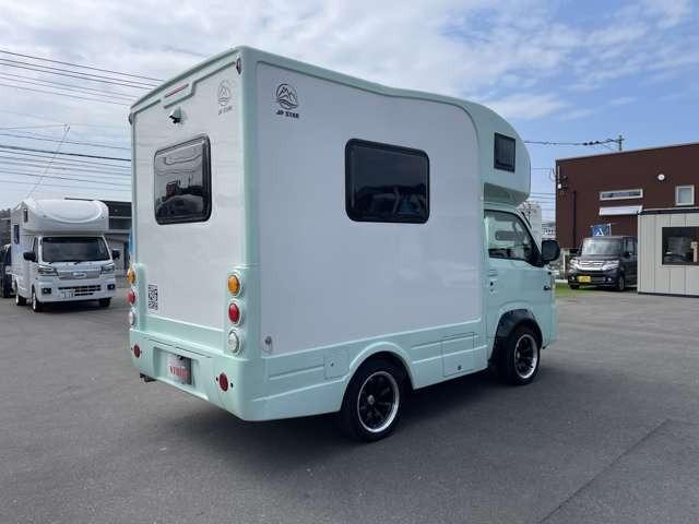 ハイゼットトラック エクストラ JPSTAR HAPPY1+ 4WD リチウム400Ah オーバーフェンダー エアサス ソーラーパネル FFヒーター シャワー 冷蔵庫 インバーター3000W MAXファン 10インチナビTV スマートキー 全方位カメラ(5枚目)