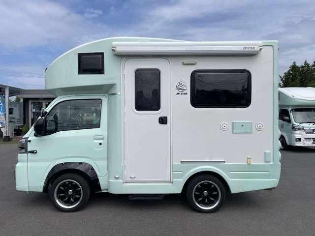 ハイゼットトラック エクストラ JPSTAR HAPPY1+ 4WD リチウム400Ah オーバーフェンダー エアサス ソーラーパネル FFヒーター シャワー 冷蔵庫 インバーター3000W MAXファン 10インチナビTV スマートキー 全方位カメラ(8枚目)