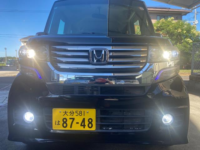 Ｎ－ＢＯＸカスタム Ｇ・Ｌパッケージ　カーナビ・電動パワースライドドア・ワンセグテレビ・ＥＴＣ・プッシュスタート・スマートキー・タイミングチェーン・ＶＳＡ横滑り防止装置・フロントフォグライト・エアロパーツ・１４インチアルミホイール（6枚目）
