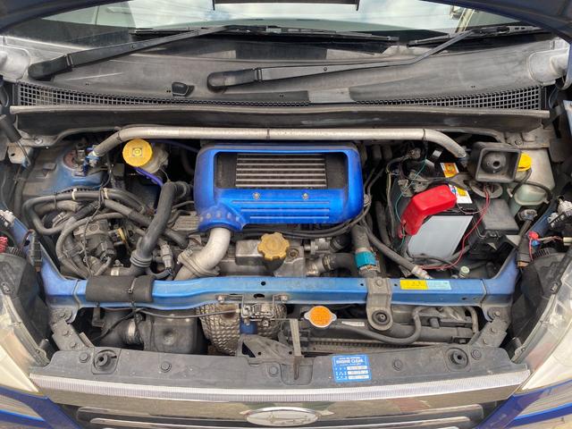 ステラ カスタムＲＳ　Ｓエディション　ＤＯＨＣ・スーパーチャージャー・１５インチアルミホイール・ブーストメーター・社外マフラー・エアロパーツ・キーレスエントリー・エアコン（55枚目）