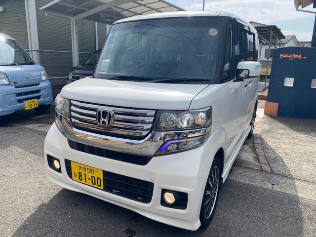 Ｎ－ＢＯＸカスタム Ｇ・ターボパッケージ　ターボエンジン・パドルシフト・クルーズコントロール・左右両側パワースライドドア・リア席モニター・カーナビ・バックカメラ・プッシュスタート・スマートキー・フロントフォグライト・ＥＴＣ（4枚目）