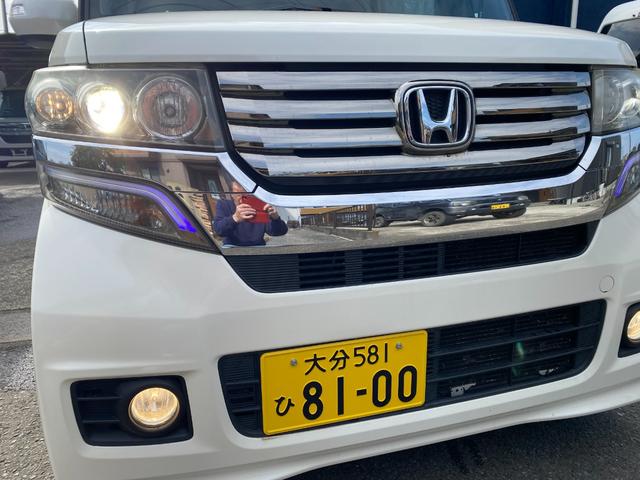 Ｎ－ＢＯＸカスタム Ｇ・ターボパッケージ　ターボエンジン・パドルシフト・クルーズコントロール・左右両側パワースライドドア・リア席モニター・カーナビ・バックカメラ・プッシュスタート・スマートキー・フロントフォグライト・ＥＴＣ（8枚目）