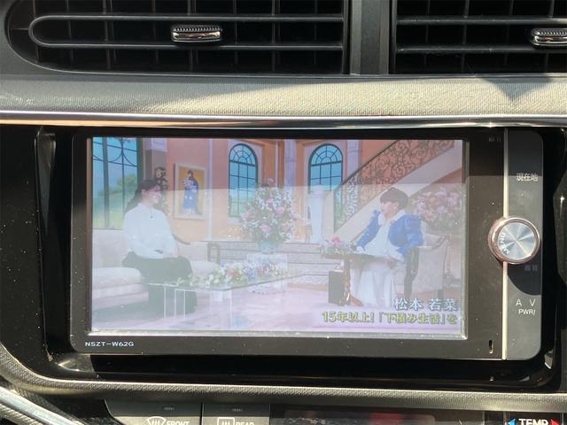 アクア Ｇ　ナビ地デジＴＶ　バックカメラ　Ｂｌｕｅｔｏｏｔｈ　スマートキー　ＥＴＣ　プッシュスターター　オートライト　電動格納ドアミラー　クルーズコントロール　オートエアコン　モデリスタ１５インチアルミホイール（6枚目）
