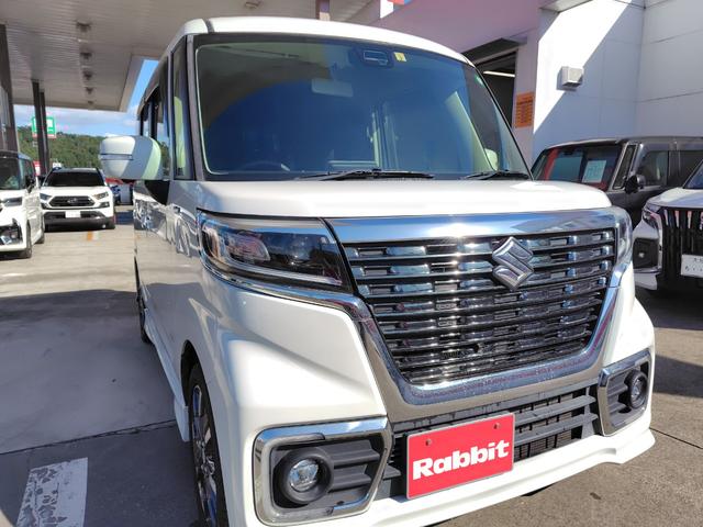 スペーシアカスタム ハイブリッドXS 全周囲カメラ 両側電動スライドドア ナビ TV クリアランスソナー レーンアシスト 衝突被害軽減システム LEDヘッドランプ スマートキー アイドリングストップ シートヒーター ベンチシート CVT(13枚目)