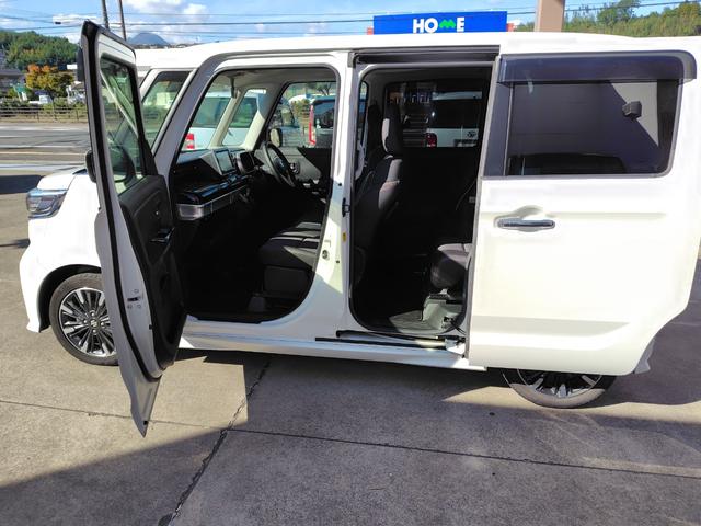 スペーシアカスタム ハイブリッドXS 全周囲カメラ 両側電動スライドドア ナビ TV クリアランスソナー レーンアシスト 衝突被害軽減システム LEDヘッドランプ スマートキー アイドリングストップ シートヒーター ベンチシート CVT(38枚目)