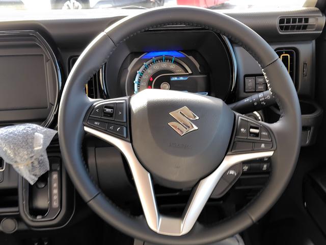 ハスラー ハイブリッドX クリアランスソナー オートクルーズコントロール レーンアシスト 衝突被害軽減システム オートライト LEDヘッドランプ スマートキー アイドリングストップ 電動格納ミラー シートヒーター CVT(3枚目)