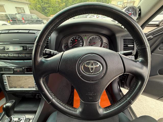 マークIIブリット ２．５ｉＲ－Ｖ　１ＪＺターボ（ＶＶＴ－ｉ）２８０馬力　新品タイミングベルト交換済　テイン車高調　ＨＫＳエアクリーナー　社外マフラー　ブリッツブーストメーター　純正フルエアロ　バックカメラ　社外１７インチホイール（51枚目）