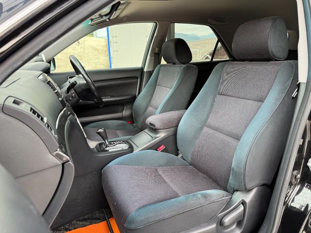 マークIIブリット ２．５ｉＲ－Ｖ　１ＪＺターボ（ＶＶＴ－ｉ）２８０馬力　新品タイミングベルト交換済　テイン車高調　ＨＫＳエアクリーナー　社外マフラー　ブリッツブーストメーター　純正フルエアロ　バックカメラ　社外１７インチホイール（66枚目）