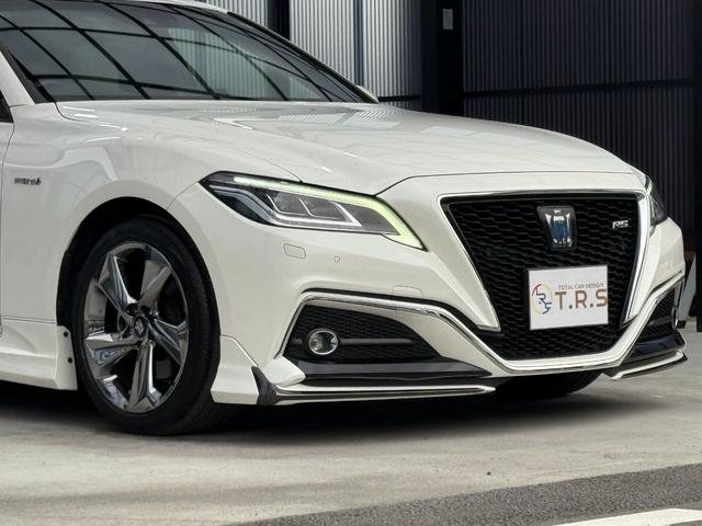 クラウンハイブリッド RSアドバンス 全国対応2年ハイブリット保証走行無制限 モデリスタフルエアロ サンルーフ ホワイトレザーシート メーカーナビフルセグ Bluetooth バックカメラ ブラインドスポット モデリスタマフラー 記録簿有(7枚目)