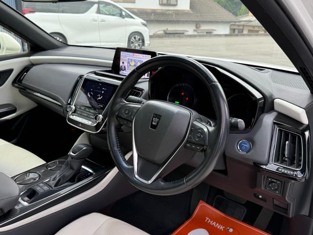 クラウンハイブリッド RSアドバンス 全国対応2年ハイブリット保証走行無制限 モデリスタフルエアロ サンルーフ ホワイトレザーシート メーカーナビフルセグ Bluetooth バックカメラ ブラインドスポット モデリスタマフラー 記録簿有(45枚目)