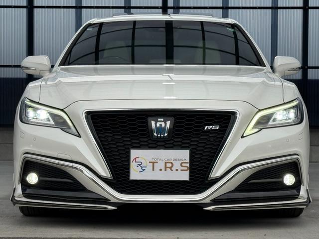 クラウンハイブリッド RSアドバンス 全国対応2年ハイブリット保証走行無制限 モデリスタフルエアロ サンルーフ ホワイトレザーシート メーカーナビフルセグ Bluetooth バックカメラ ブラインドスポット モデリスタマフラー 記録簿有(62枚目)