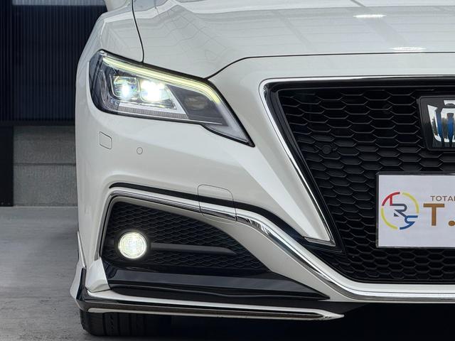 クラウンハイブリッド RSアドバンス 全国対応2年ハイブリット保証走行無制限 モデリスタフルエアロ サンルーフ ホワイトレザーシート メーカーナビフルセグ Bluetooth バックカメラ ブラインドスポット モデリスタマフラー 記録簿有(63枚目)