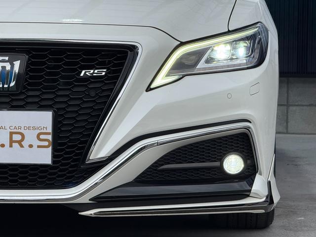 クラウンハイブリッド RSアドバンス 全国対応2年ハイブリット保証走行無制限 モデリスタフルエアロ サンルーフ ホワイトレザーシート メーカーナビフルセグ Bluetooth バックカメラ ブラインドスポット モデリスタマフラー 記録簿有(64枚目)