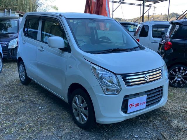 ワゴンＲ ＦＸ　キーレス　ＣＤ　純正アルミ　セキュリティアラーム　プライバシーガラス　オートＡＣ　アイドリングストップ　ヘッドライトレベライザー　電動格納ドアミラー（2枚目）