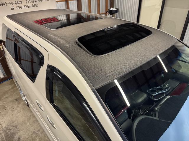 アルファード ３５０Ｓ　Ｃパッケージ　後期仕様／サンルーフ／ナビ／ＴＶ／バックカメラ／社外アルミホイール／車高調／社外マフラー／後席モニター／パワーバックドア／両側パワースライドドア／ＥＴＣ／（28枚目）