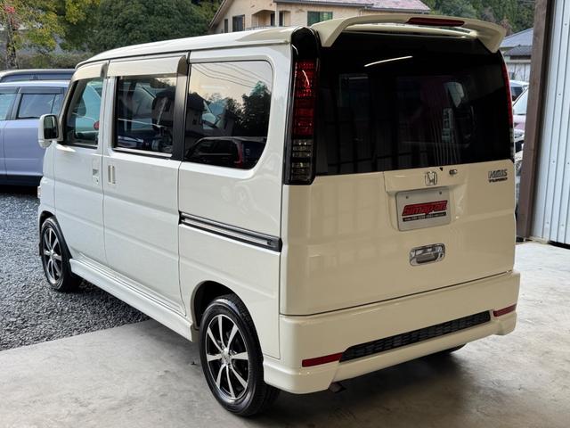 バモス Ｌターボローダウン　４ＷＤターボ／キーレス／リアスポイラー付き／ＣＤオーディオ／パールホワイト／後期型（7枚目）