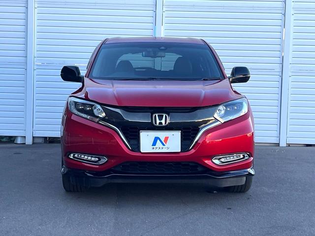 ヴェゼル ハイブリッドRS・ホンダセンシング 純正ナビ バックカメラ 衝突被害軽減システム レーダークルーズ ハーフレザーシート ドラレコ スマートキー LEDヘッド ビルトインETC オートライト オートエアコン 純正15インチアルミ(14枚目)