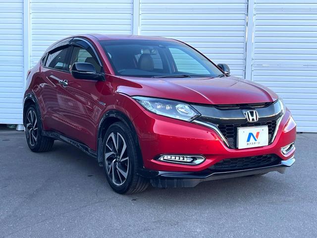 ヴェゼル ハイブリッドRS・ホンダセンシング 純正ナビ バックカメラ 衝突被害軽減システム レーダークルーズ ハーフレザーシート ドラレコ スマートキー LEDヘッド ビルトインETC オートライト オートエアコン 純正15インチアルミ(16枚目)