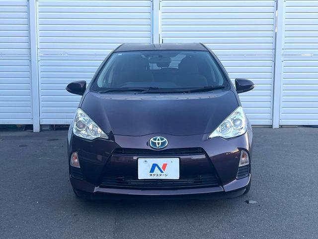 アクア G 禁煙車 純正SDナビ バックカメラ スマートキー LEDヘッドライト ETC オートライト オートエアコン CD 地デジ クリアランスソナー(14枚目)