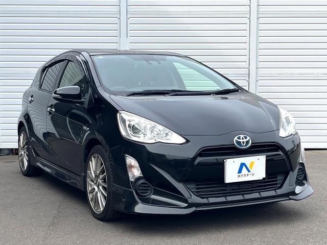 アクア Sスタイルブラック SDナビ バックカメラ 衝突被害軽減システム コーナーセンサー ETC 車線逸脱警報 オートライト オートエアコン Bluetooth CD DVD再生 フルセグ 電動格納ミラー(16枚目)