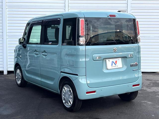 スペーシア ハイブリッドX 両側電動ドア バックカメラ 衝突被害軽減システム 禁煙車 シートヒーター ドラレコ コーナーセンサー スマートキー 車線逸脱警報 オートライト オートエアコン CD 地デジ(45枚目)