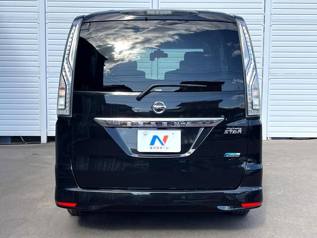 セレナ ハイウェイスター　Ｖセレクション＋セーフティ　ＳＨＶ　両側電動ドア　純正ＳＤナビ　後席モニター　バックカメラ　衝突被害軽減システム　ドラレコ　スマートキー　ＬＥＤヘッド　ビルトインＥＴＣ　クルコン　純正１６インチアルミ　車線逸脱警報　オートライト（15枚目）