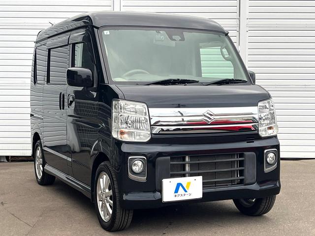 エブリイワゴン ＰＺターボ　電動スライドドア　衝突被害軽減システム　スマートキー　ＨＩＤヘッド　ＥＴＣ　純正１４インチアルミ　オートエアコン　ＣＤ　ＤＶＤ再生　フルセグ（16枚目）