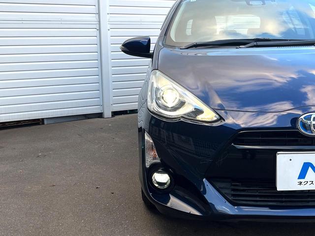 アクア Sスタイルブラック バックカメラ 衝突被害軽減システム スマートキー LEDヘッド HIDヘッド ビルトインETC オートハイビーム 車線逸脱警報 オートライト オートエアコン Bluetooth CD DVD再生(49枚目)