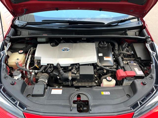 プリウス Ｓ　モデリスタエアロ　純正ナビ　レーダークルーズ　ドラレコ　コーナーセンサー　スマートキー　ＬＥＤヘッドライト　ＥＴＣ　オートライト　純正１７インチＡＷ　Ｂｌｕｅｔｏｏｔｈ再生　ＣＤ／ＤＶＤ再生　フルセグ（18枚目）