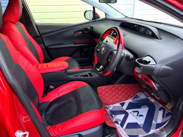 プリウス Ｓ　モデリスタエアロ　純正ナビ　レーダークルーズ　ドラレコ　コーナーセンサー　スマートキー　ＬＥＤヘッドライト　ＥＴＣ　オートライト　純正１７インチＡＷ　Ｂｌｕｅｔｏｏｔｈ再生　ＣＤ／ＤＶＤ再生　フルセグ（37枚目）