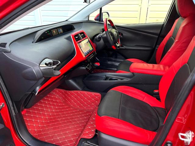 プリウス Ｓ　モデリスタエアロ　純正ナビ　レーダークルーズ　ドラレコ　コーナーセンサー　スマートキー　ＬＥＤヘッドライト　ＥＴＣ　オートライト　純正１７インチＡＷ　Ｂｌｕｅｔｏｏｔｈ再生　ＣＤ／ＤＶＤ再生　フルセグ（39枚目）