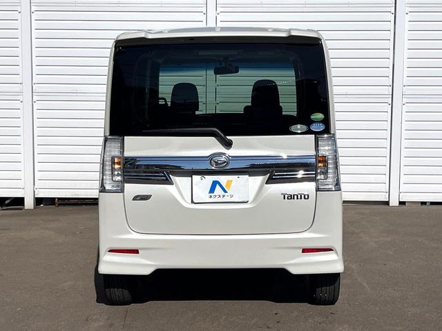 タント カスタムＲＳ　ＳＡ　両側電動ドア　バックカメラ　衝突被害軽減システム　スマートキー　ＬＥＤヘッド　ＥＴＣ　純正１５インチアルミ　オートライト　オートエアコン　ＣＤ　ＤＶＤ再生　フルセグ（15枚目）