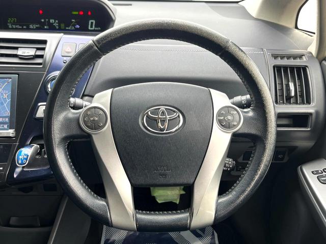 プリウスアルファ Ｇツーリングセレクション　ＳＤナビ　バックカメラ　スマートキー　ＬＥＤヘッド　ビルトインＥＴＣ　クルコン　純正１７インチアルミ　オートライト　オートエアコン　Ｂｌｕｅｔｏｏｔｈ　ＣＤ　ＤＶＤ再生　地デジ（11枚目）