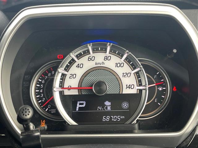 スペーシアカスタム ハイブリッドＸＳターボ　両側電動ドア　ＳＤナビ　全周囲カメラ　衝突被害軽減システム　禁煙車　シートヒーター　スマートキー　ＬＥＤヘッド　ビルトインＥＴＣ　クルコン　純正１５インチアルミ　車線逸脱警報　オートライト（21枚目）