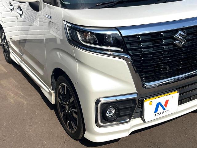 スペーシアカスタム ハイブリッドＸＳターボ　両側電動ドア　ＳＤナビ　全周囲カメラ　衝突被害軽減システム　禁煙車　シートヒーター　スマートキー　ＬＥＤヘッド　ビルトインＥＴＣ　クルコン　純正１５インチアルミ　車線逸脱警報　オートライト（50枚目）