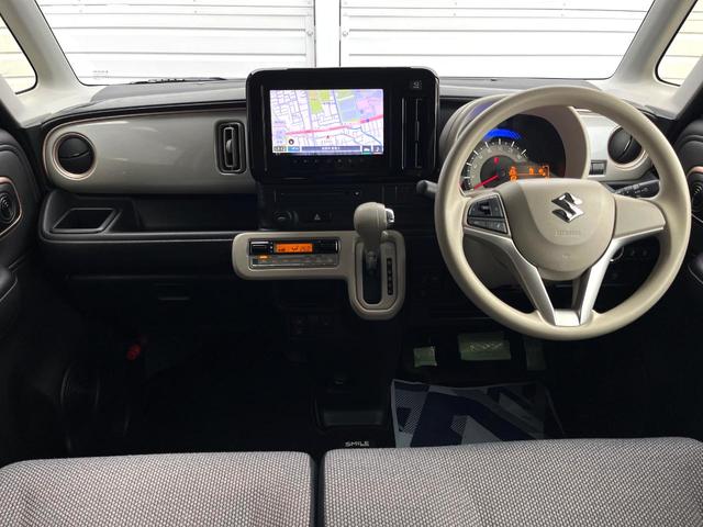 ワゴンRスマイル ハイブリッドX 両側電動ドア 全周囲カメラ 衝突被害軽減システム 禁煙車 シートヒーター スマートキー LEDヘッド 車線逸脱警報 オートライト オートエアコン Bluetooth CD 地デジ LEDフォグ(2枚目)